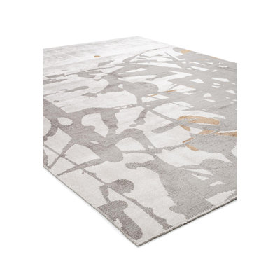 Ramana Rectangle Abstract Cotton and Viscose Indoor / Outdoor Area Rug