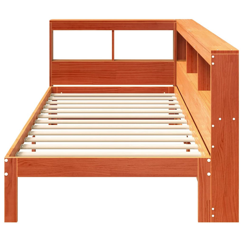 Solid Wood Storage Bed, European Single (90 x 200 cm)