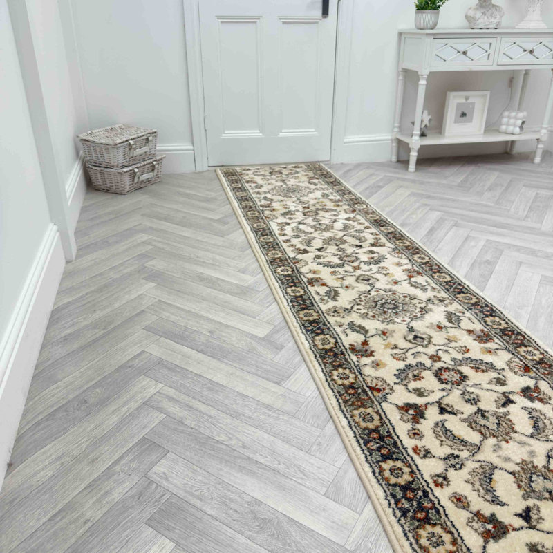 Runner Damask Area Rug, Runner 66 x 420 cm