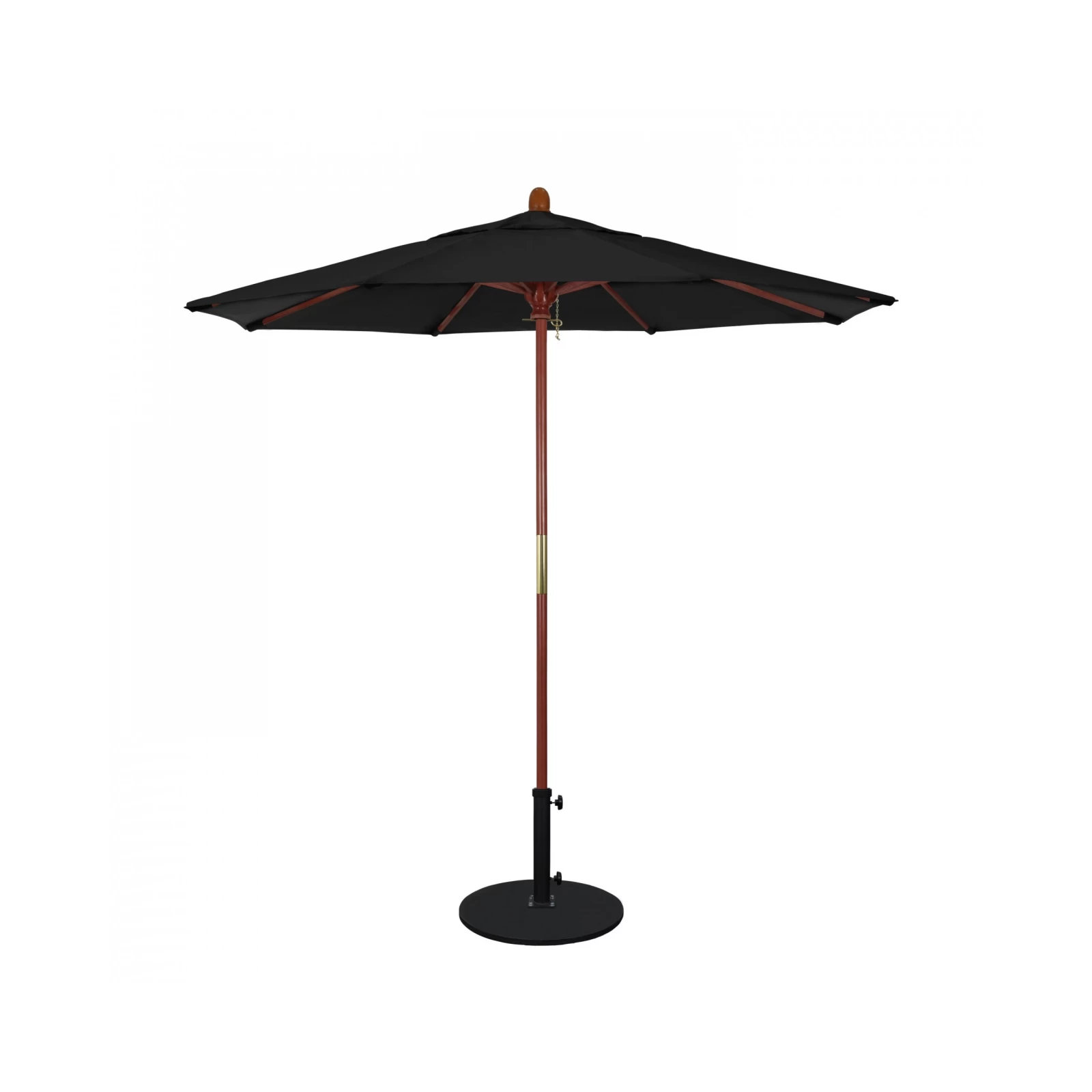 Manford 90'' Outdoor Umbrella, Black - Pacifica