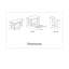 Lit de bureau simple Socorro avec matelas et prises de courant-86130953