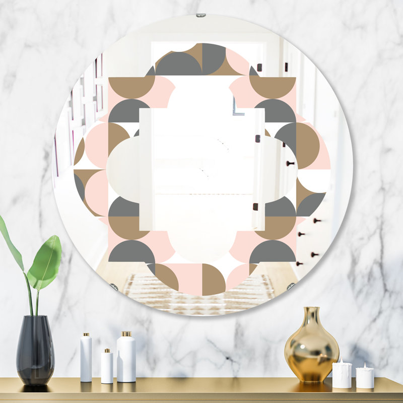 Miroir mural Quatrefoil, H 24 po x l 24 po