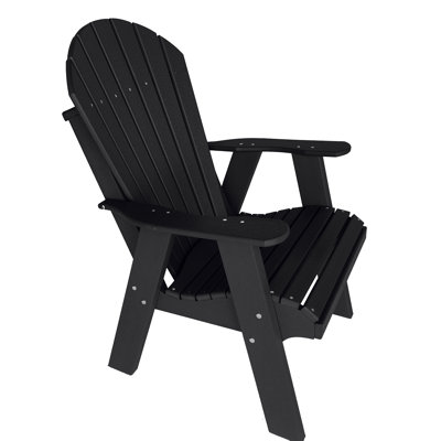 Aigris Fire Pit Chair - Upright Poly Adirondack Chair by Rosecliff Heights