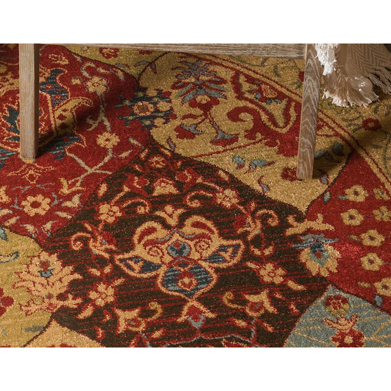 Stirling Oriental Indoor Rug, Round 6'