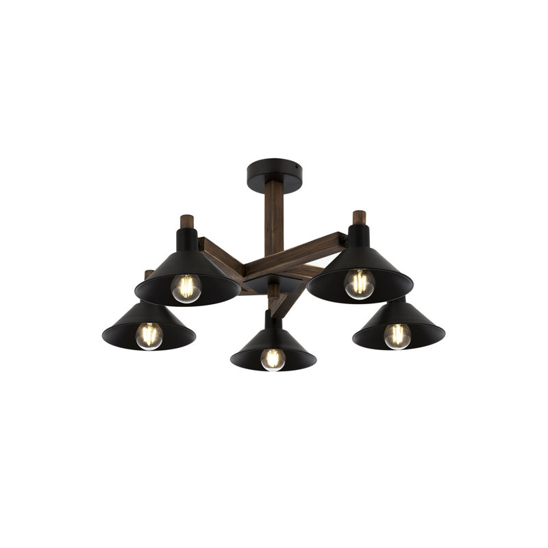 Lustre spoutnik à 5 lumières