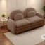 Causeuse courbée en tissu Cloud Comfort Sofas