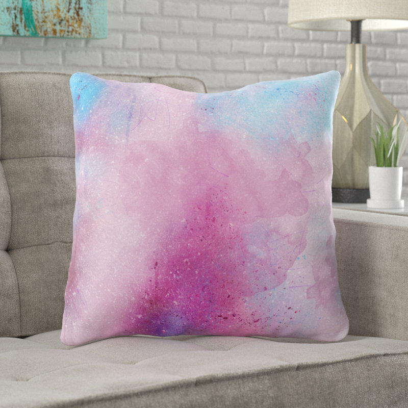 Coussin décoratif Carmelita, Microsuède, Intérieur