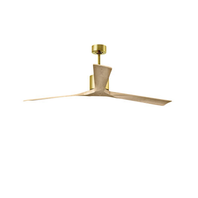 Nan XL 72" Ceiling Fan In Matte White And Matte Black Blades