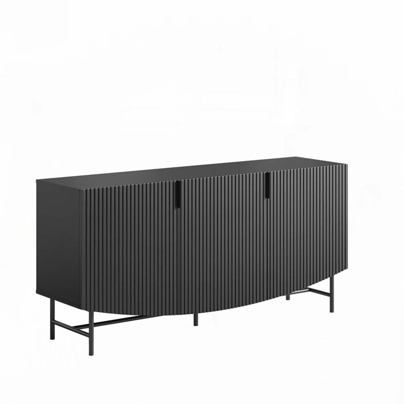 Meuble télé pour meuble télé 75 pouces, Noir