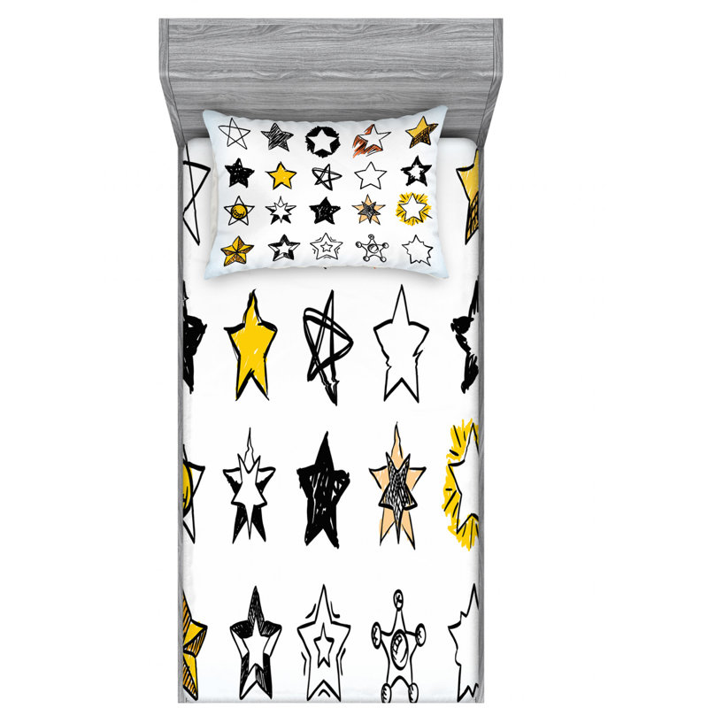 Microfiber Sheet Set, Twin XL Sheet Set + Fitted Sheet + 2 Pillowcases