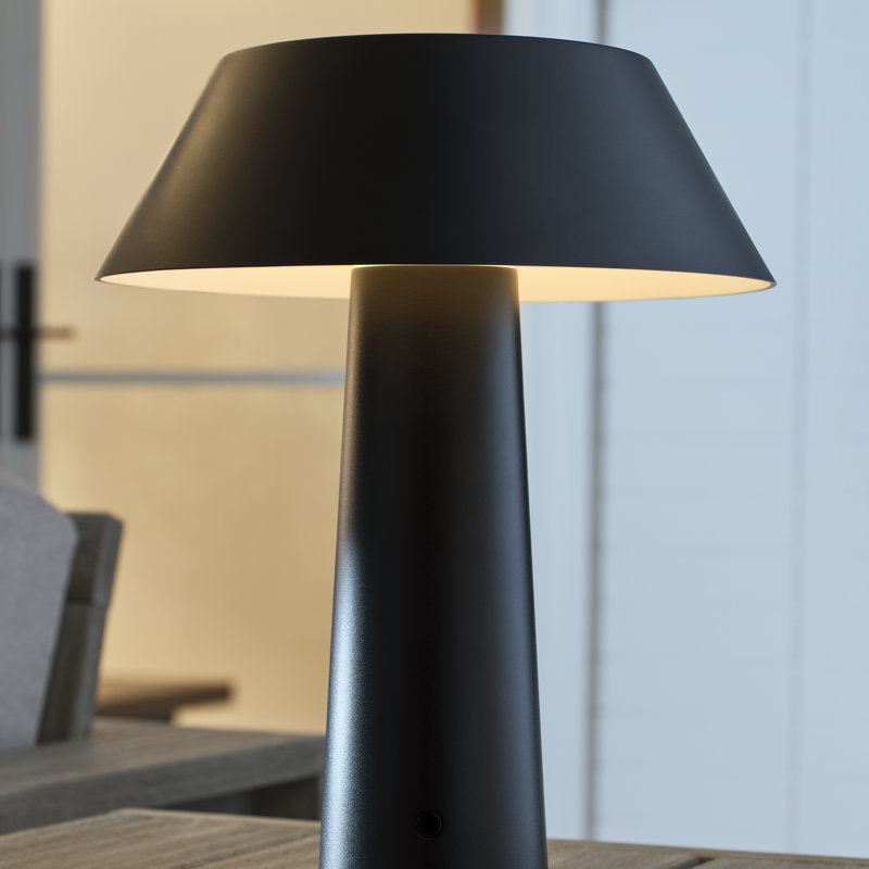 Sesa Accent Rechargeable Table Lamp, Black