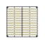 Grand lit plateforme tapissier avec tête de lit en velours de forme spéciale, structure en métal et bois massif, beige / blanc-1569143181-1569143183