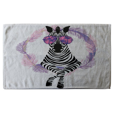 Cotton Floral Waffle Kitchen Towel