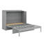Grand lit escamotable avec grands tiroirs et port USB-232905212