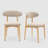 Vannie Upholstered Solid Wood Side Dining Chair-740472941-771811128