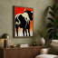Bold Elephant Silhouette Modern - Print-136801773-136801771