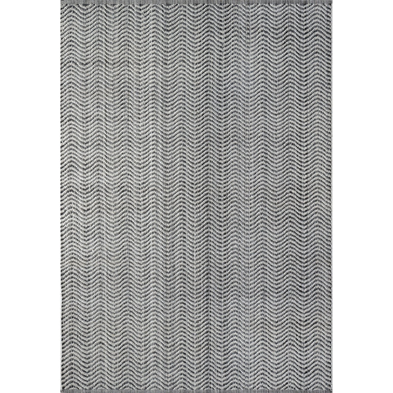 Tapis gris / blanc Amoritta, 5 x 8