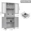 Armoire à linge avec 2 tiroirs l 23,6 po x H 67 po x P 11,4 po Hunsberger-777822450