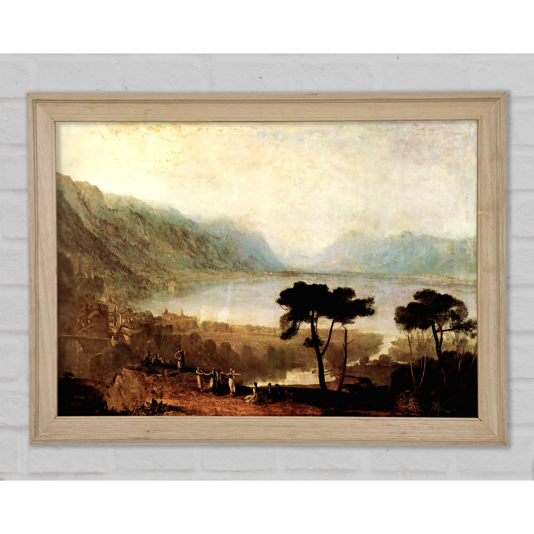 Joseph Mallord Turner Genfer See in Montreux - Druck