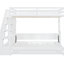 Lit double avec fonction hydraulique et fonction de bureau, blanc - installation multifonctionnelle de rangement avec lit superposé et loft-998359225