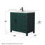 Meuble-lavabo simple autoportant 36 po avec plateau en quartz Beckett-108351987-108351990-108351991