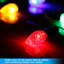 20 guirlandes de lumières de couleur fraise colorées, deux modes, alimentées par piles, décorations de Noël