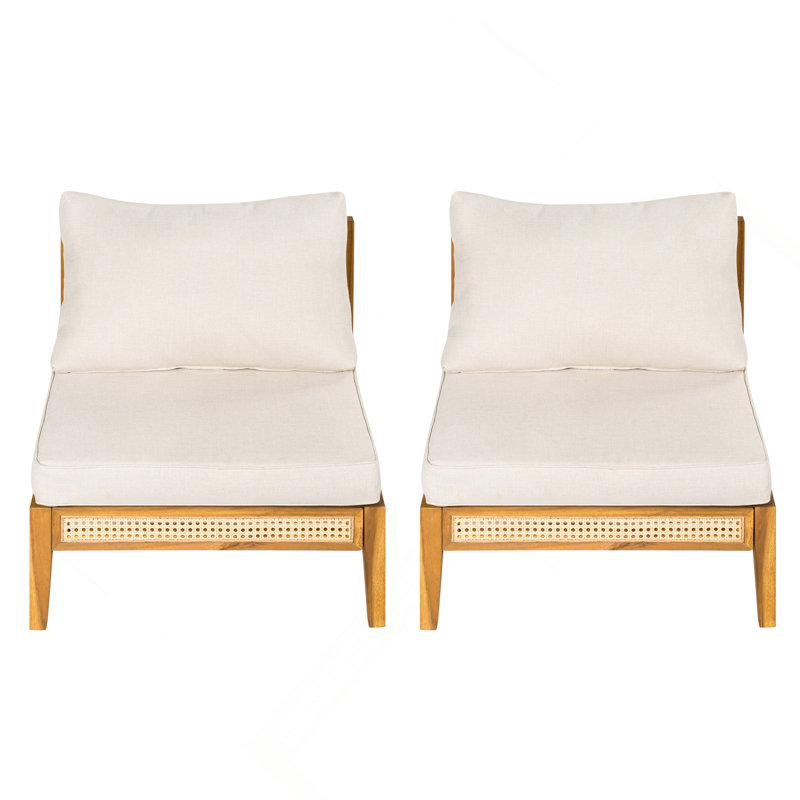 Chaise sans accoudoirs Kirkby, ensemble de 2