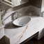 Lavabo de salle de bain vasque ovale en métal avec trop-plein Iron Plains-13616699