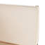 Fauteuil de coin Perla, crème