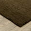 Tapis brun en laine touffeté à la main Rectangle Makhari-729000221
