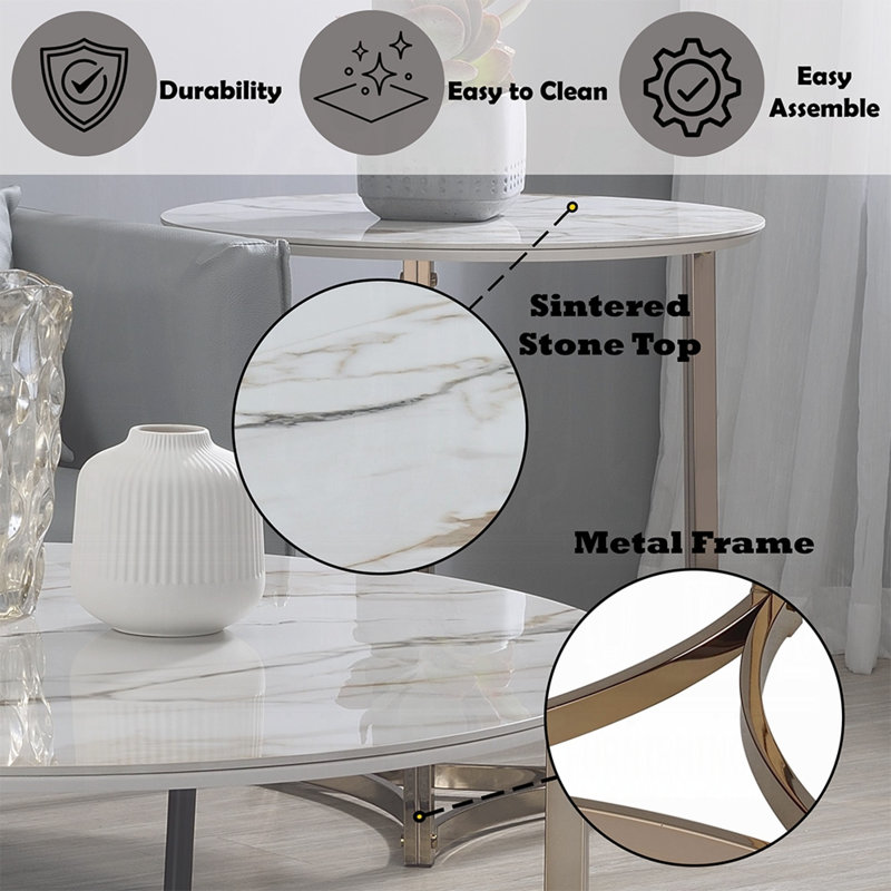 Zaidee Living Room Table Set