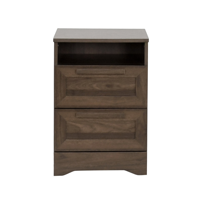 DELANEY2-DRAWER NIGHTSTAND, Walnut