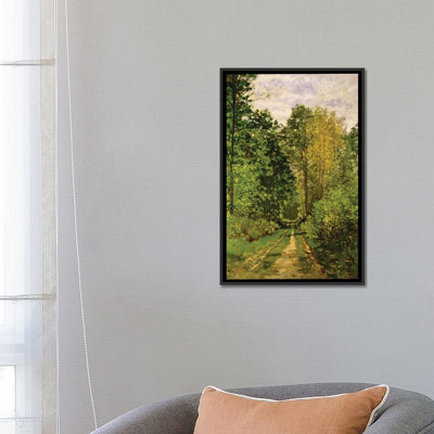 Chemin boisé, 1865 par Claude Monet, reproduction d’art