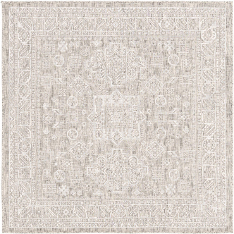 Tapis d'extérieur Chand, Carré 5 pi 3 po
