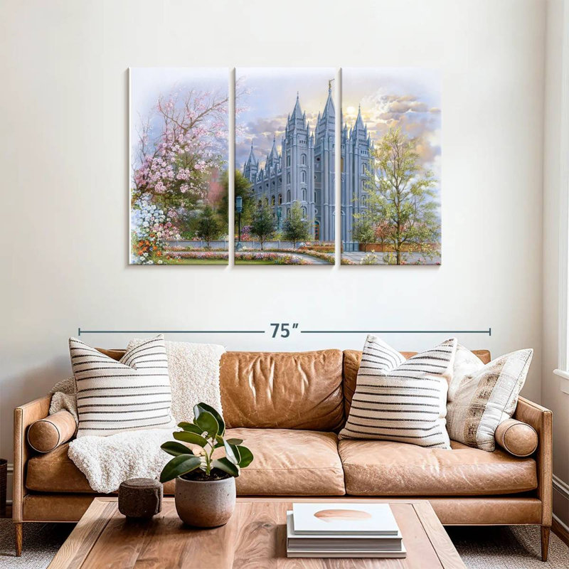Rorry Temple Garden, 36" H x 57" W