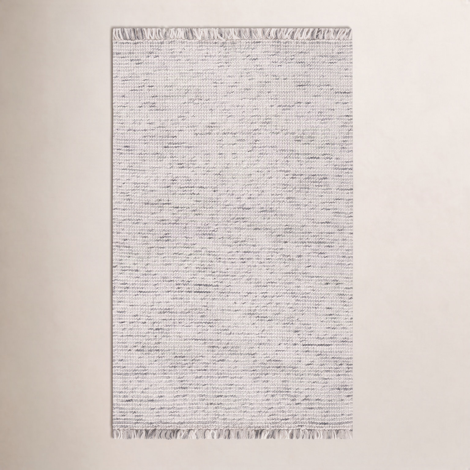 Kava Grey Black Rug, Rectangle 5' x 8'