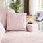 Chaise longue en fausse fourrure rose, sans assemblage, canapé-lit pour le salon, tissu doux, ressorts ensachés et éponge confortable, support ergonomique surdimensionné de haute qualité, détente au bureau-2105215875