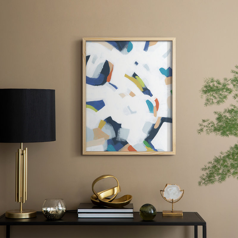 Bright Orbit I, reproduction encadrée - bois massif, H 11 po x l 9 po