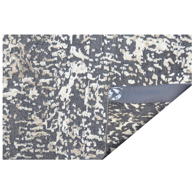 Abstract Area Rug, Rectangle 6'2" x 9'2"