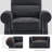 Pushback Recliner Chair, Chenille Upholstered Accent Chairs, Adjustable Reclining Sofa-97828931