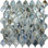 Majeste 0.5" x 2" Glass Fish Scale Mosaic Wall & Floor Tile