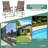 Ellenberger Premium All-Weather Wicker Outdoor Folding Dining Armchair