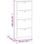 12 Pair Flip Down Shoe Storage-306303443