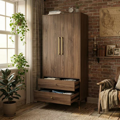 Jandreau 70.9'' H X 31.5'' W X 19.1'' D Armoire with Drawers