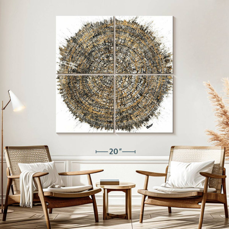 Avery Mysterious Tree Ring, 57" H x 57" W