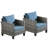 Joette 7 - Person Patio Conversation Set with Cushions-1072586638