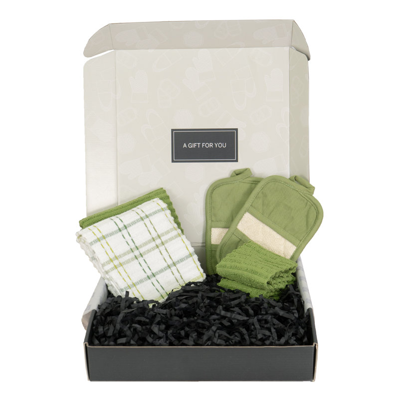 Royale Jewel Collection, Kitchen Linens Gift Set, Cactus