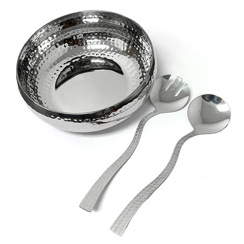 Bungalow Rose Stainless Steel Serving Bowl