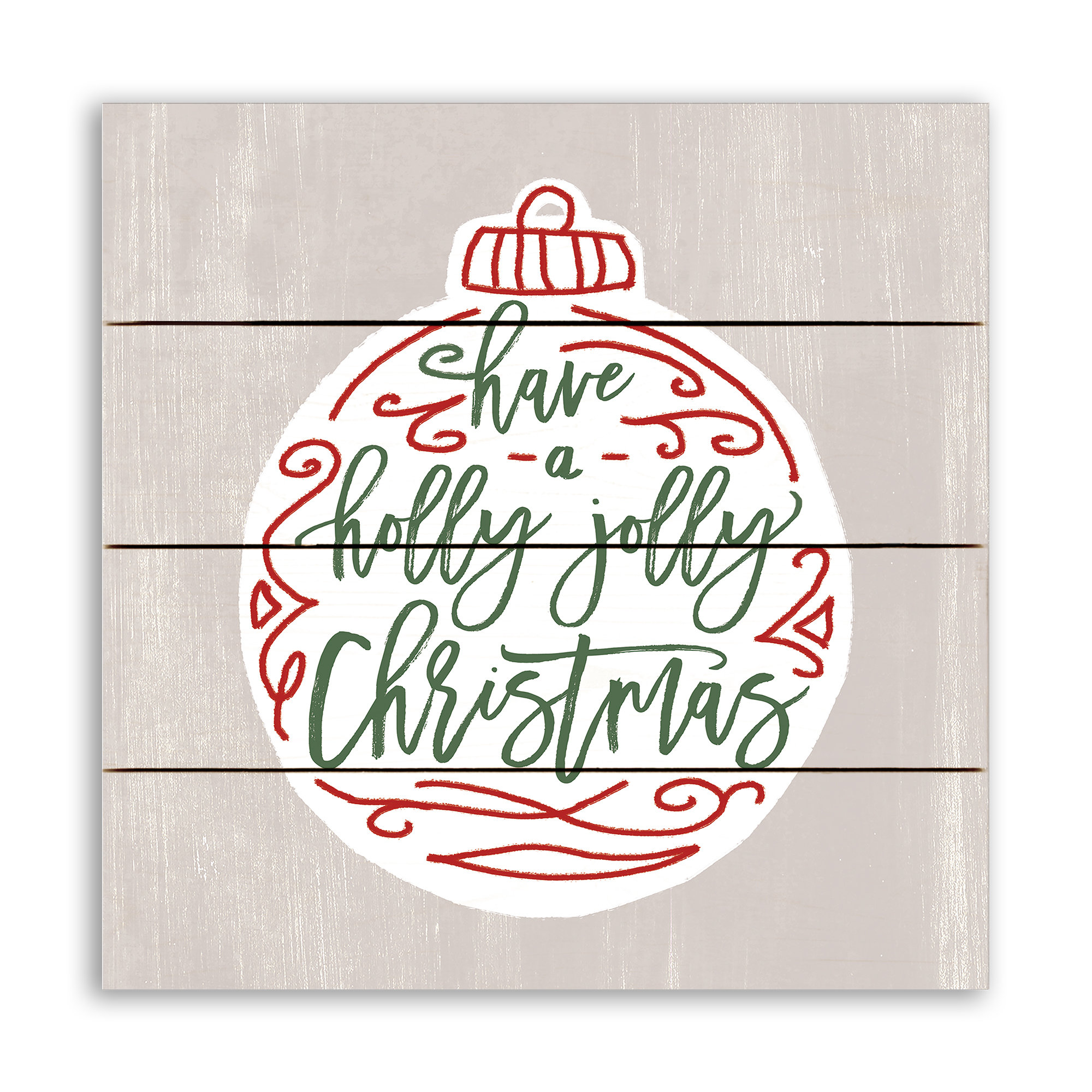 Jolly Christmas Script The Holiday Aisle® Holly Jolly Christmas Script Pallet Wood Art | Wayfair