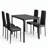 Otisco Tempered Glass Space-Saving 5-Piece Dining Set-15164473